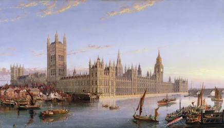View of Westminster from Lambeth, 1859